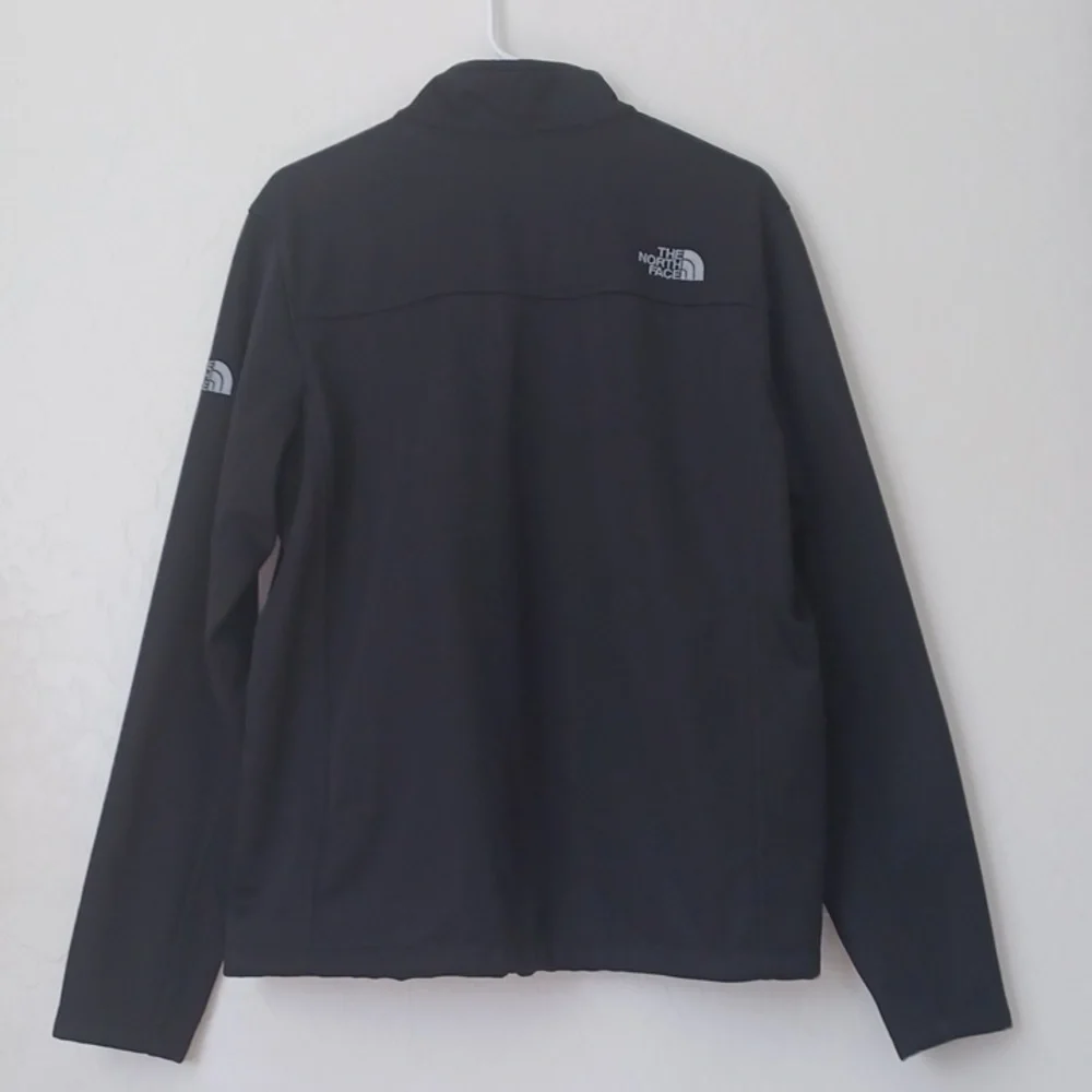 NEW The North Face Black Full Zip Soft Shell Jacket Mens Size Medium - Picture 5 of 7